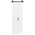 Door 71x213cm, Rustic Style, Assembly Kit, Handle, White Wood Effect.