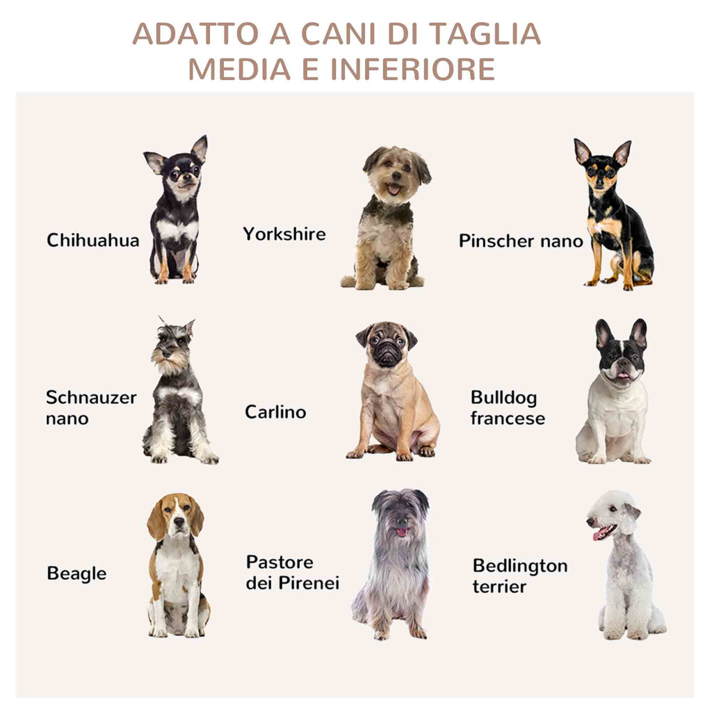 Medium Dog House with 2 Lockable Doors, Steel and MDF Cage, 80x50x56.5 cm, White