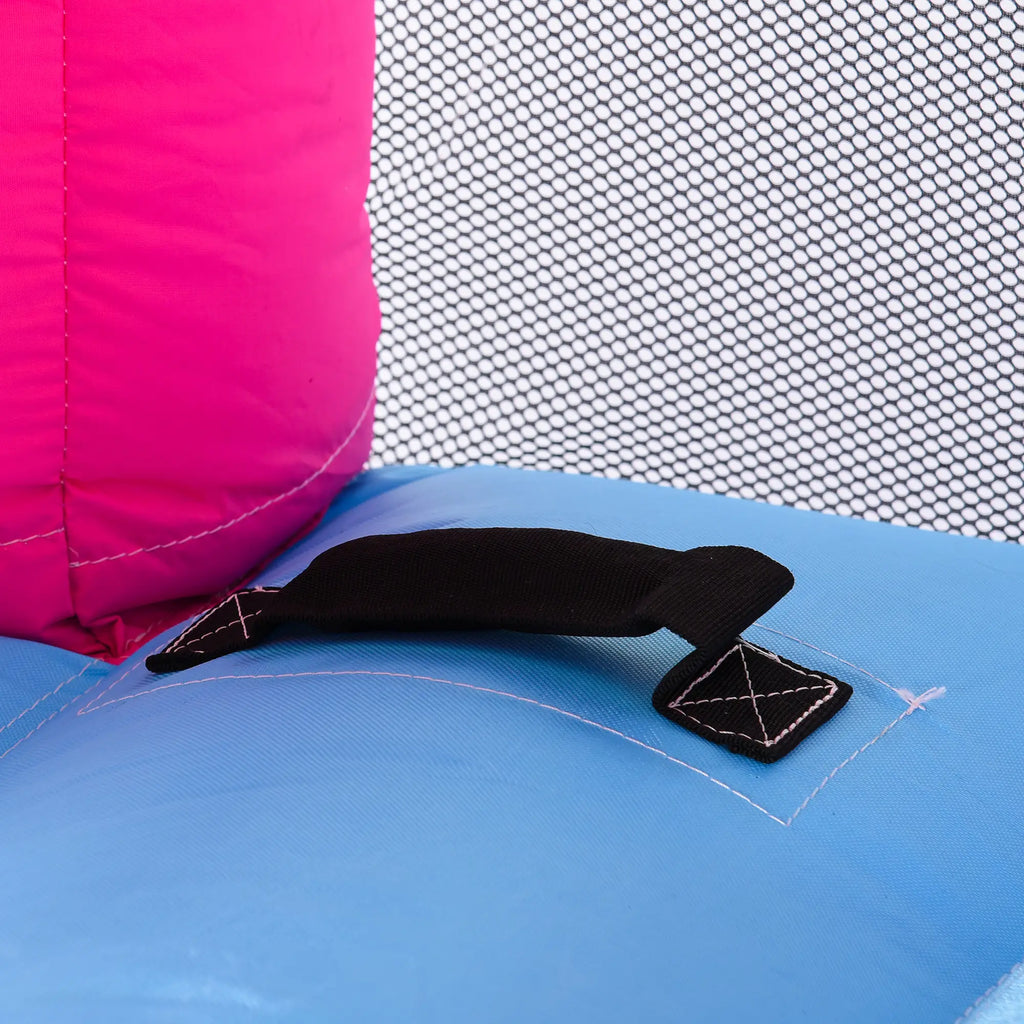 Inflatable Bouncy Castle for Kids with Slide, Pool and Basketball Hoop, Giant Inflatable Bouncy Game for 3 Children, 360x305x210 cm - Borge' Group Limited