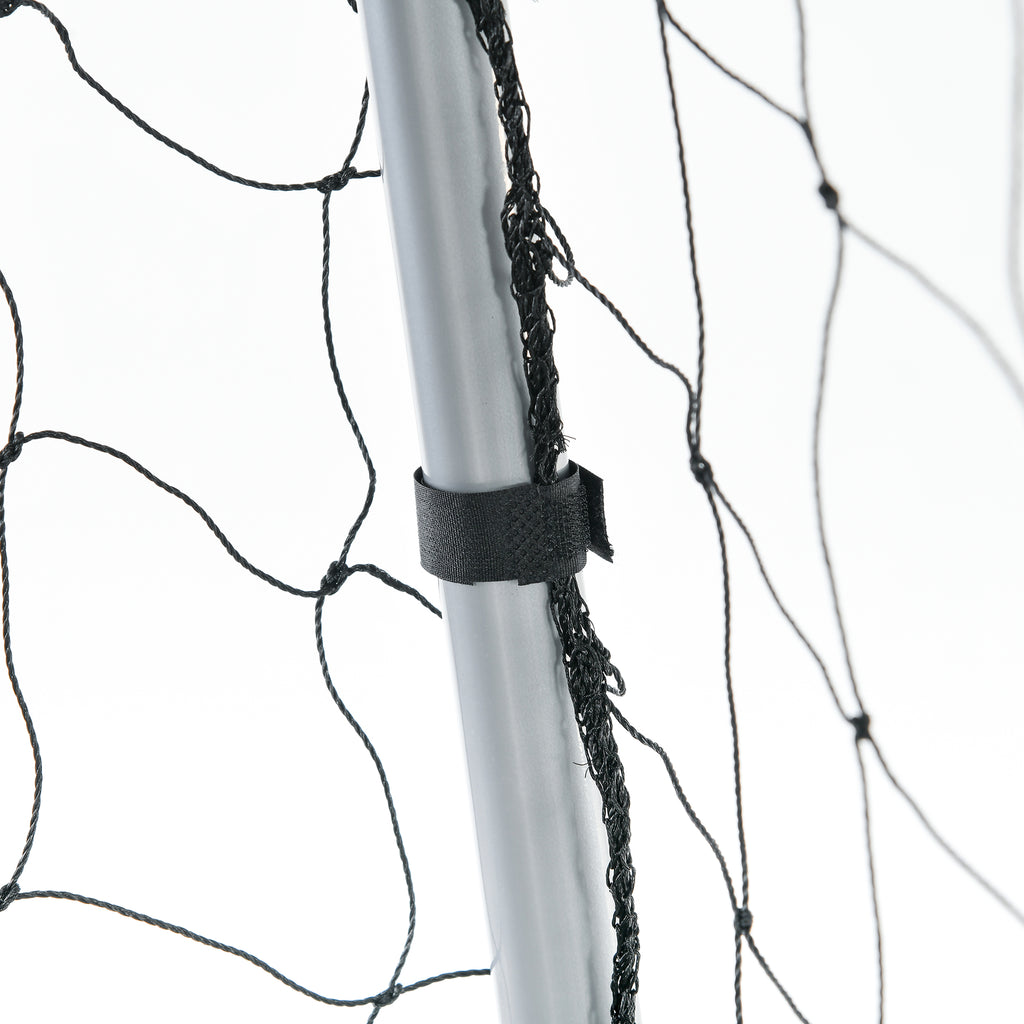 SPORTNOW Grey Football Goal 300x120x200 cm with Screws and Pegs Included, in PE and Metal