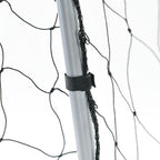 SPORTNOW Grey Football Goal 300x120x200 cm with Screws and Pegs Included, in PE and Metal