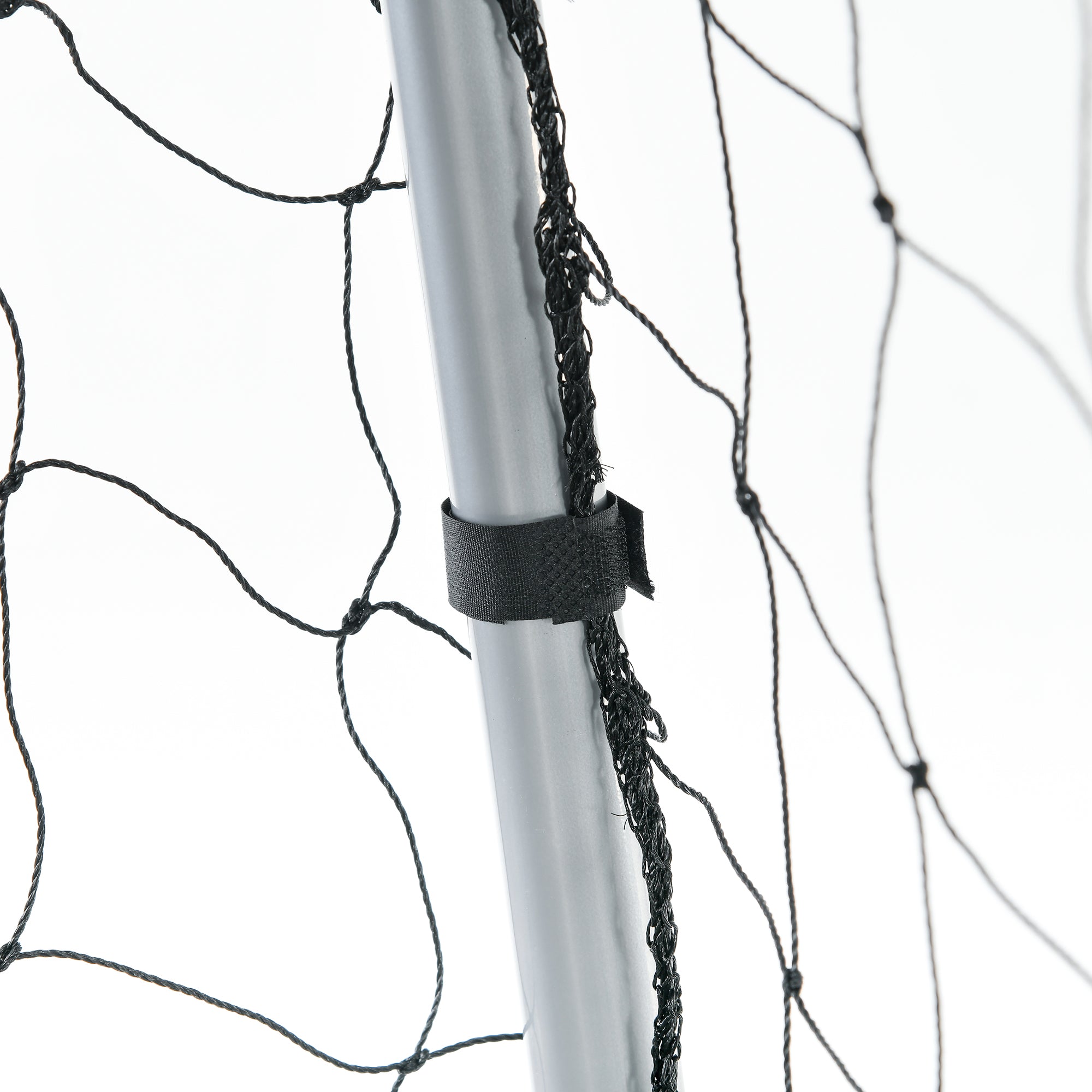 SPORTNOW Grey Football Goal 300x120x200 cm with Screws and Pegs Included, in PE and Metal