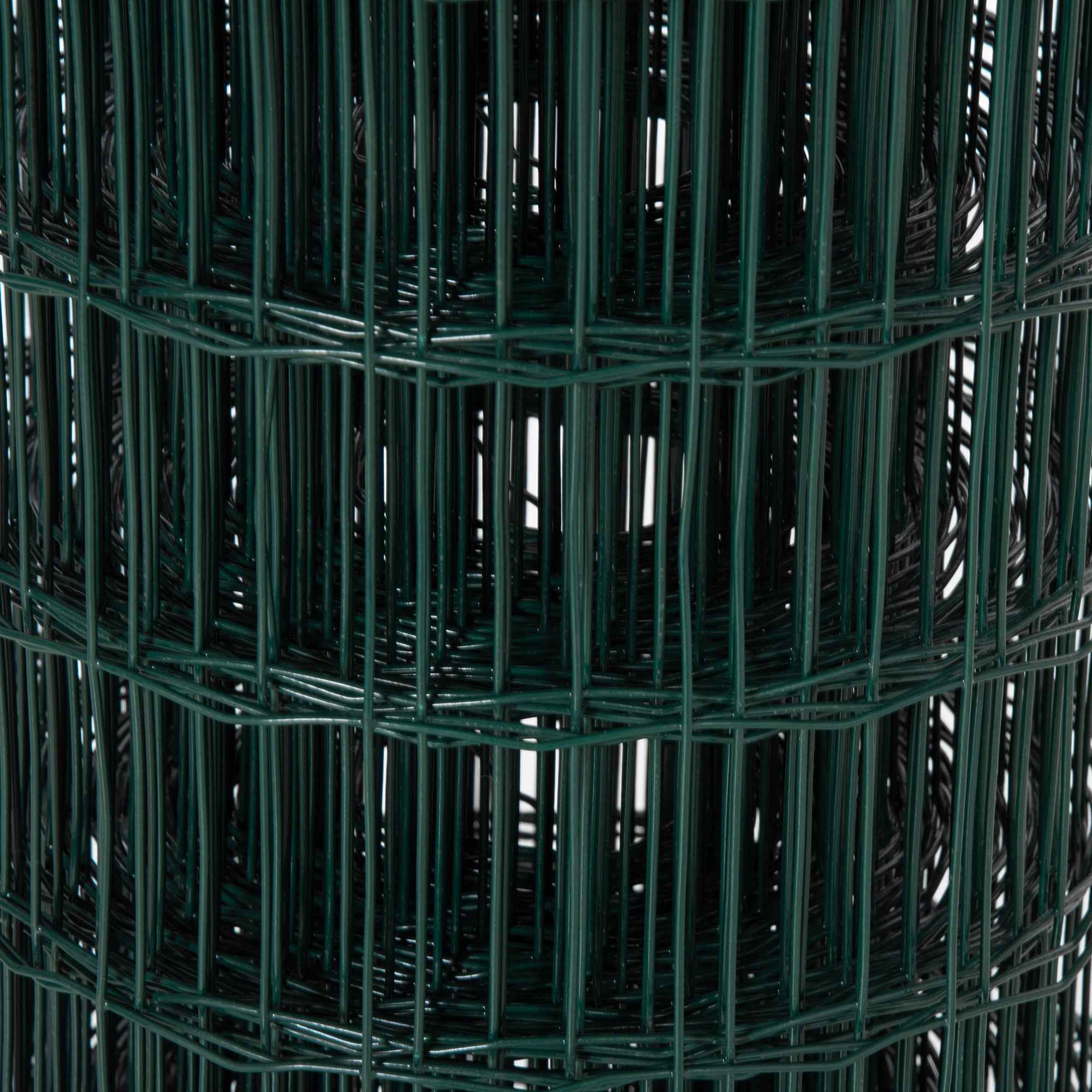 Outsunny Steel and PVC Fence Netting for Outdoor Spaces, 25m Roll and 1.7m Height, Green