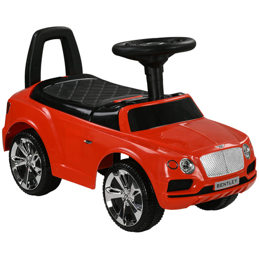 Licensed Bentley Bentayga Ride-On Car for Kids 18-36 Months, Horn and Music, Red