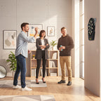 HOMCOM Dartboard with 6 Darts, Power Supply, 4 LED Displays and 27 Games, Made of ABS and PP, 44x51.5x3.2 cm, Black