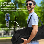 Folding Camping Chair with Pocket and Cup Holder with Carrying Bag, Blue