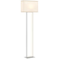 150cm Floor Lamp with 3 Modes, Adjustable Brightness and Foot Switch, White