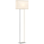 150cm Floor Lamp with 3 Modes, Adjustable Brightness and Foot Switch, White