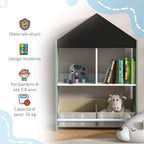 Zonekiz Keephop shelf for children with removable shelves and drawers, green - Borgè