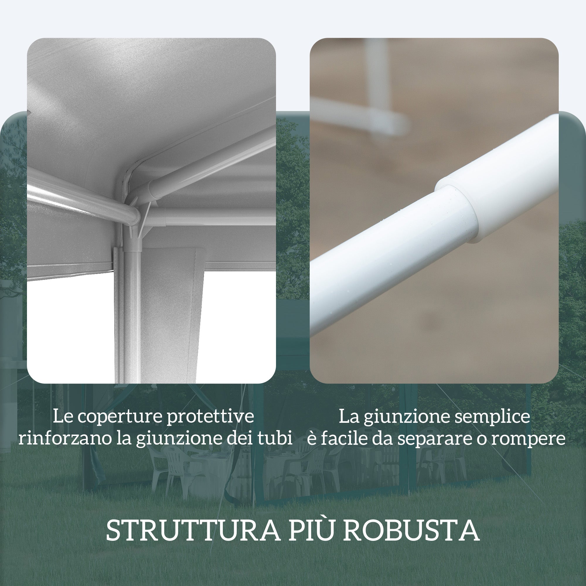 Garden Gazebo 3x3 m Foldable and Portable with Anti-UV Cover, White