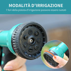 Outsunny 180° Rotating Automatic Wall-Mounted Hose Reel, 15m+1.4m Water Hose and Multifunction Gun, Grey