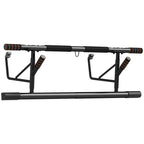 Pull-Up and Push-Up Bar with Padded Grips, in Steel and HDR, 100x50x27 cm, Orange and Black