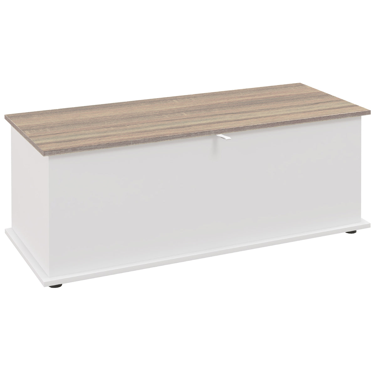 HOMCOM Multipurpose Wooden Storage Bench for Bedroom Entrance White 100x40x40cm