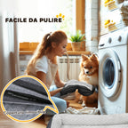 Large Dog Bed with Removable and Washable Cushion, 120 x 80 x 22 cm, Charcoal Grey