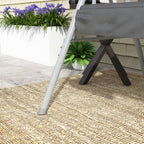 Outsunny 2-seater swing with coffee table and cup holder, in metal and polyester, 175x110x165 cm, gray - Borgè