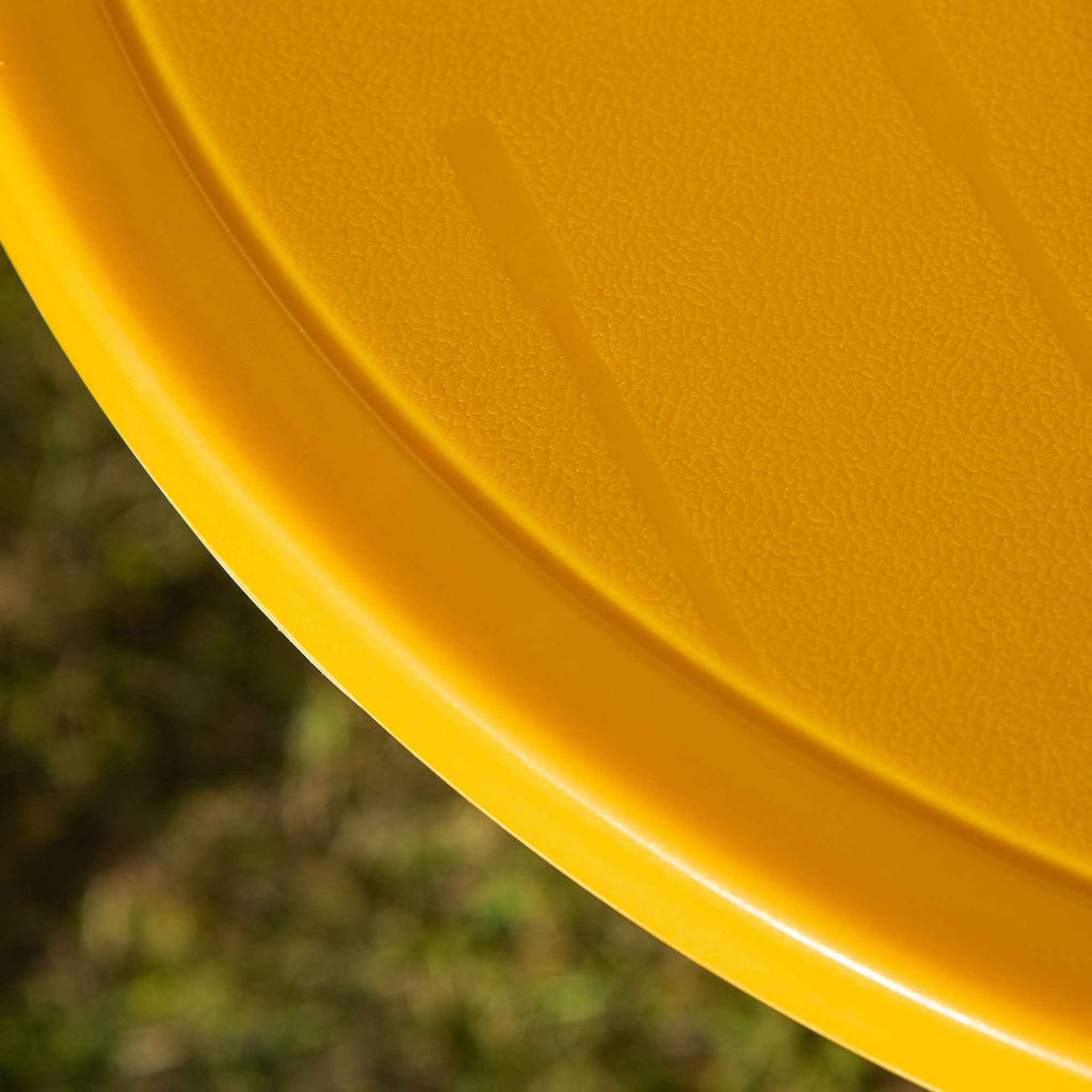 Outsunny 4-Piece Kids Outdoor Set with 2 Chairs, Umbrella, and Round Table, Steel and Yellow Oxford Fabric
