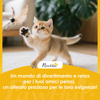 Cat Tree with 2 Cat Houses, 2 Cat Beds, Perch and 2 Balls, 48x40x177 cm, Light Grey and Beige