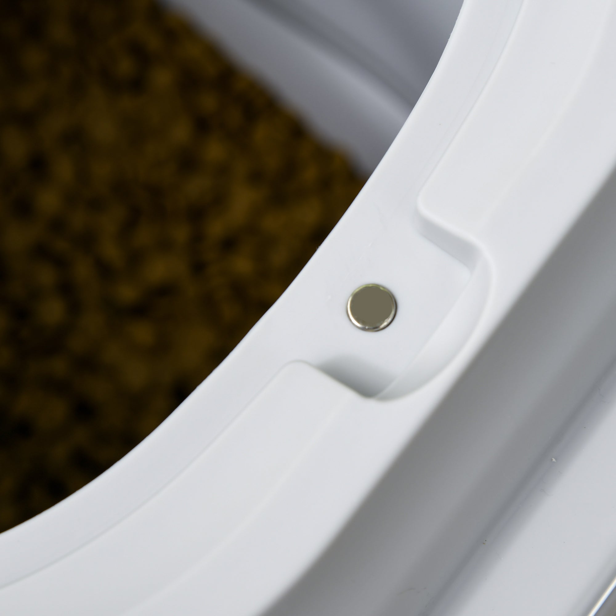 Dog Food Container, 5-25L Capacity, Airtight Seal and Dehumidifying Box, in PP and TPE, 44x32x37 cm, Grey