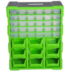 Workshop Drawer Cabinet with 30 Drawers and 9 Large Plastic Boxes 38 x 16 x 47.5cm