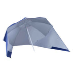 Outsunny 2-in-1 Parasol Tent with UV 50 Protection, Polyester and Iron, 2x2.2 m, Blue