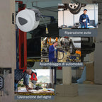 Automatic Hose Reel 10m + 90cm with Φ1/4'' Connection, Wall Mounted and 180° Rotatable, Grey