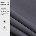 Replacement Cover for Retractable Arm Awning in Anti-UV Polyester 3.6x2.5 m, Gray