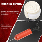 Free Standing Punching Bag with Rotating Bar, Speedball and Punch Pad, Made of Steel, HDPE and PU, 80.5x48x163-205 cm