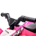 Electric Quad Bike for Children 18-36 Months with LED Lights, Horn and Pedals, 65.5x38.5x43.5 cm, Pink