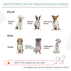 Folding Dog Gate for Small/Medium Dogs with 4 Wooden Panels and Door, 237.5 x 36 x 80 cm, Grey