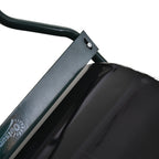 Waterproof Metal Garden Roller in Black, Up to 60 Litre Reservoir (Water or Sand), 57x40x123cm