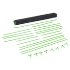 Mylar Hydroponic Greenhouse with Adjustable Air Vents for Indoor Growing, 120x60x150cm, Black