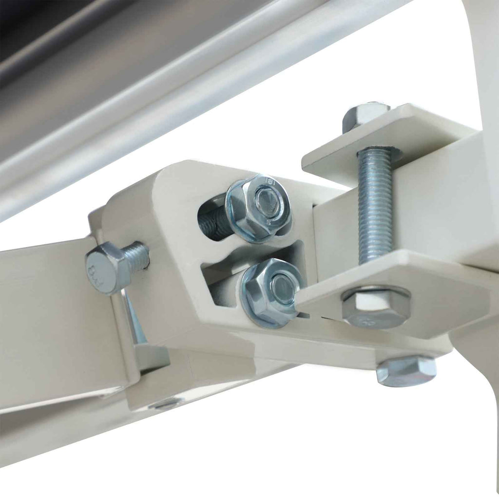 Outsunny 3x2.5m Roller Awning for Doors and Windows, in Aluminum and Anti-UV Polyester, Gray