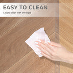 Non-slip floor-saving office chair mat in plastic, 90x120cm, transparent - Borgè