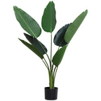Artificial Bird of Paradise Plant 120cm Tall with Pot for Indoor and Outdoor