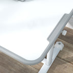 Adjustable Children's Desk and Chair Set, School Desk with Tiltable Top, Drawer, Shelf, Grey