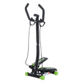 HOMCOM Professional Stepper with Handlebar and Steel Ropes for Home Training, 40 x 40 x 118cm, Black
