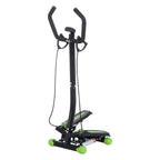 HOMCOM Professional Stepper with Handlebar and Steel Ropes for Home Training, 40 x 40 x 118cm, Black
