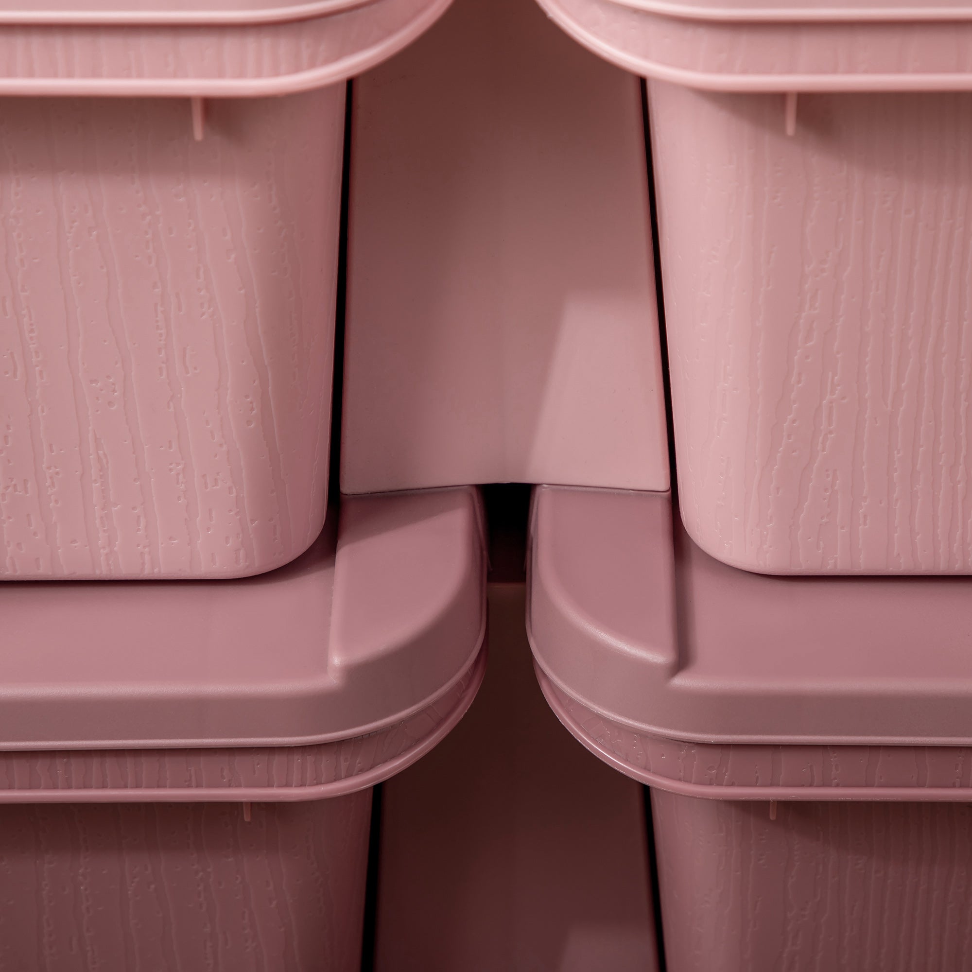 6-Drawer Children's Dresser with Rounded Edges, Pink PP, 75 x 37 x 56.5 cm