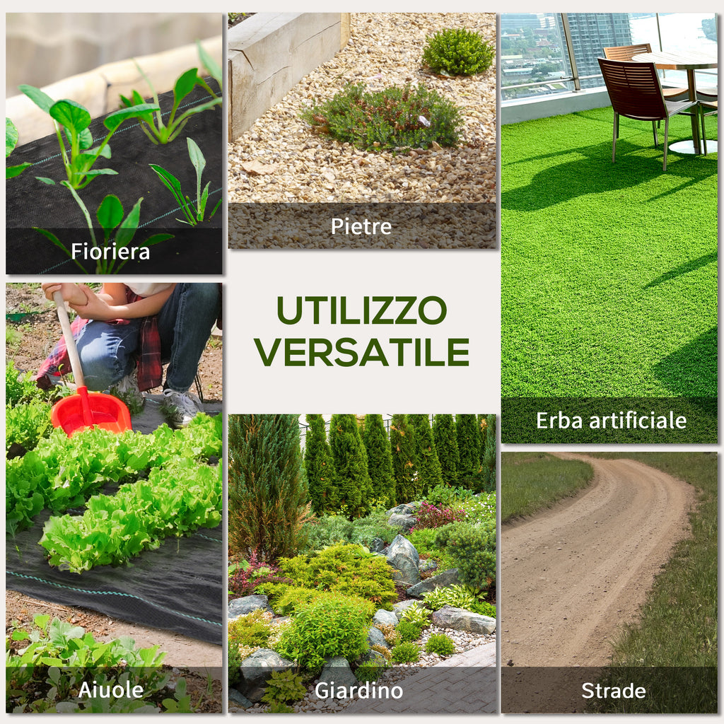 50x2m Breathable and Anti-UV Polypropylene Black Mulch Sheet