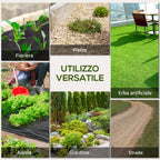 50x2m Breathable and Anti-UV Polypropylene Black Mulch Sheet