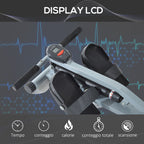 Professional Rowing Machine with Central Pull for Home Training Space Saving with Display 130 x 47.5 x 67cm