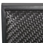 Garden Lounge Set with Outdoor Sofa and Coffee Table, Synthetic Rattan Garden Furniture, 4-Piece Set, Grey