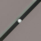 Outsunny Tilting Garden Umbrella Ø265 cm with 32 Solar LED Lights and Crank Handle, Grey