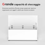 HOMCOM Multipurpose Chipboard Storage Bench with Opening Lid, for Bedroom and Entrance, 100x40x40cm, White