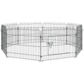 Steel Pet Cage Φ180 x 61cm Black
