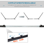 Outsunny Adjustable Hammock Support Frame Max. Capacity 120kg