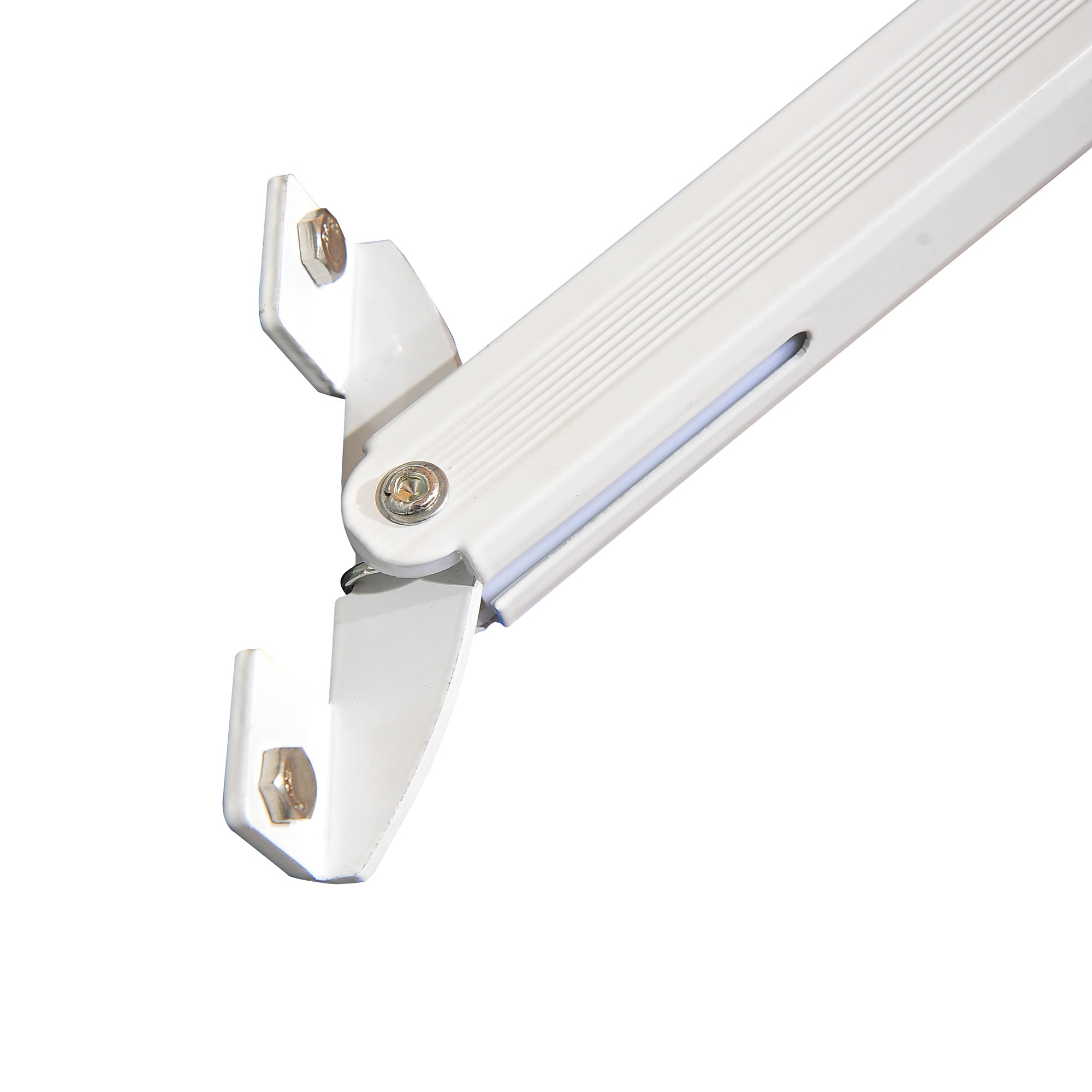 180x70cm Drop-Down Awning with Roller Blind and Adjustable Angle 0-120°, Beige
