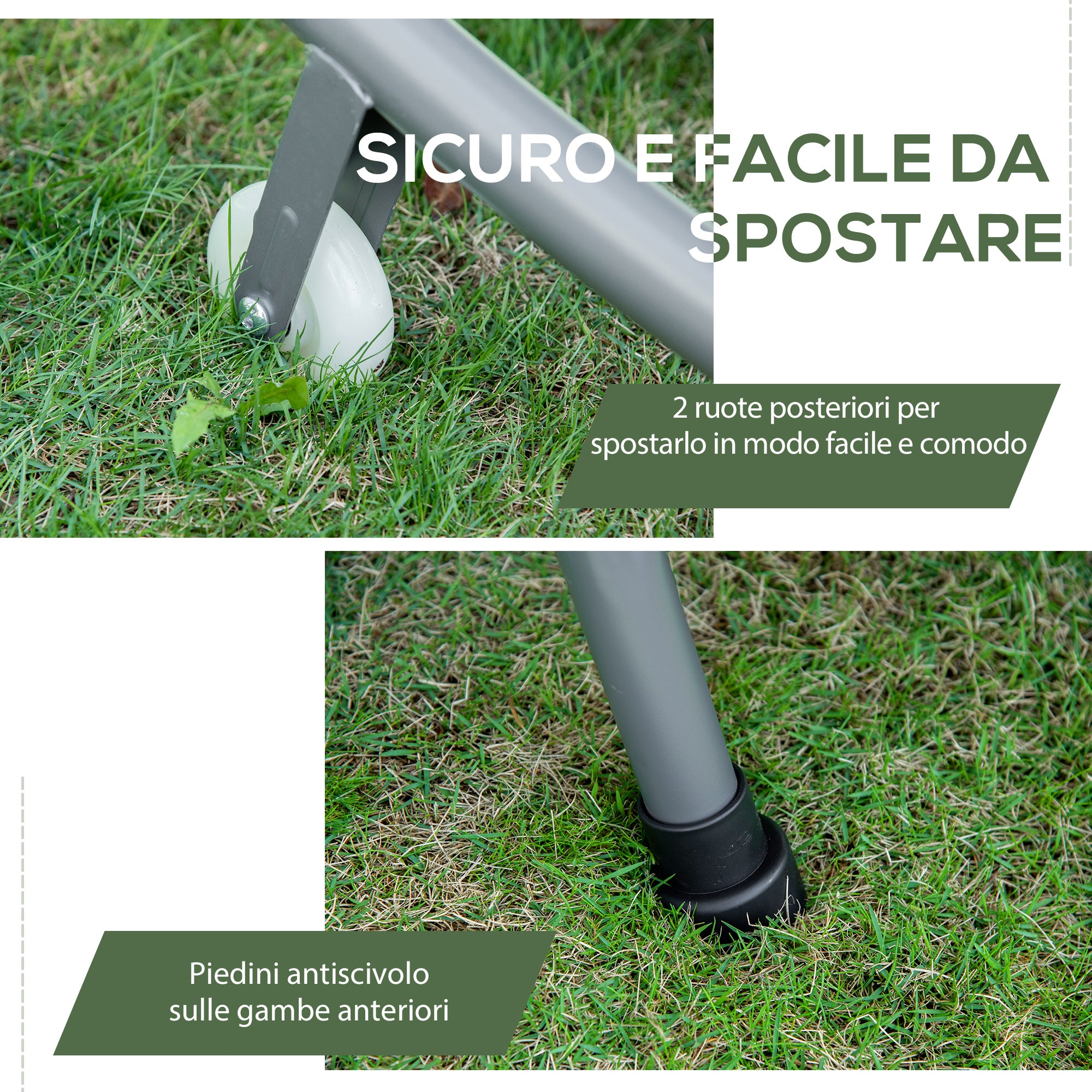 Double Lounger 2 Seater Adjustable Sunshade for Outdoor and Garden 200x175 x134cm Cream