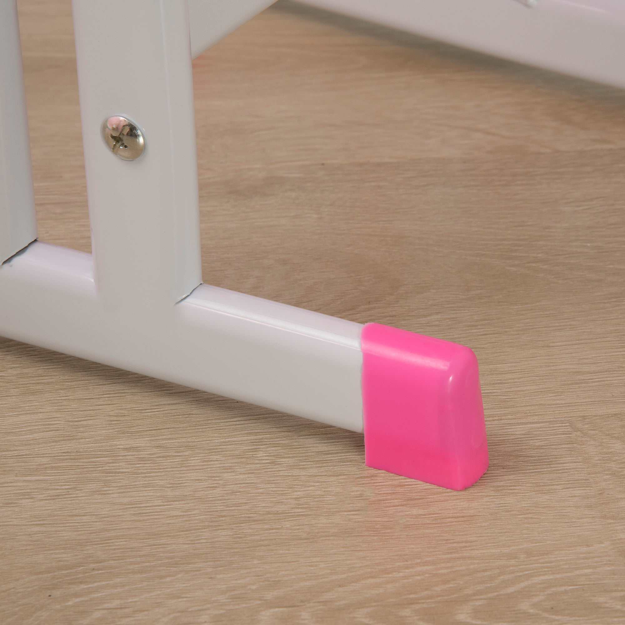 Children's Desk with Height-Adjustable Chair for 6-12 Years Old, Steel and MDF, Pink