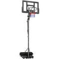 SPORTNOW Adjustable Basketball Hoop 235-305cm Unbreakable Black